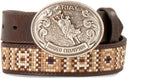Ariat Boy’s Rattlesnake Embroidered Western Belt