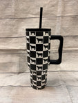 Checkered Livestock Tumblers