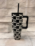 Checkered Livestock Tumblers