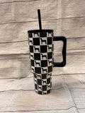 Checkered Livestock Tumblers