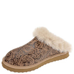 Very G Women's Lolly Tooled Nude Slipper