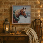 Horse with Wreath Sign