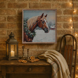 Horse with Wreath Sign