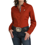 Cinch Women's Solid Red Shirt