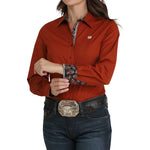 Cinch Women's Solid Red Shirt