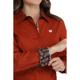 Cinch Women's Solid Red Shirt