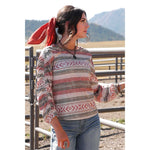 Cruel Talley 3/4 Sleeve Knit Top