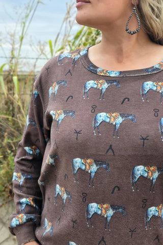 Old Town Road Brown Top