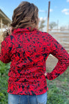 Tailgate Party Red & Black Pullover