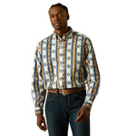 Ariat Men's Shilo Blue Print Shirt
