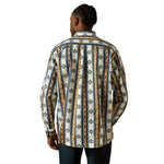 Ariat Men's Shilo Blue Print Shirt