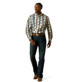 Ariat Men's Shilo Blue Print Shirt