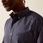 Ariat Men's Solid Pinpoint Oxford Shirt