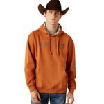 Ariat Men's Adobe Brown Stitch Shield Logo Hoodie