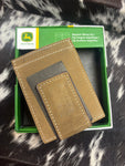 John Deer Magnetic Tan Money Clip