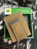John Deer Magnetic Tan Money Clip