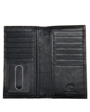 Roughout Black Buck Laced Rodeo Wallet