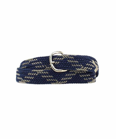 Gray & Blue Woven  Belt