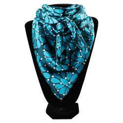 Turquoise Stone Print Wild Rag