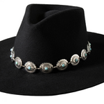 Black Concho Hatband