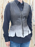 Cripple Creek Women's Ombre Studded Leather Vest