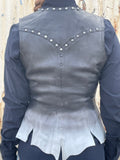 Cripple Creek Women's Ombre Studded Leather Vest