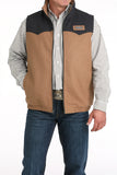 Cinch Men's Brown Concealed Carry Wooly Vest