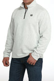 Cinch Men's 1/4 ZIP Gray Pullover