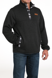 Cinch Men's Charcoal Fleece Pullover