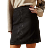 Ariat Women's Black After Party Mini Skirt