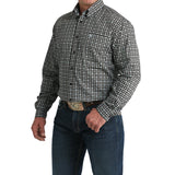 Cinch Men's Brown Geometric Print Shirt