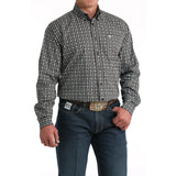 Cinch Men's Brown Geometric Print Shirt