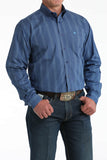 Cinch Men's Blue Print Shirt