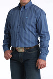 Cinch Men's Blue Print Shirt