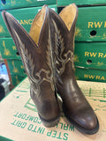 R. Watson Men's Ranch Dessert Cafe Brown Oiled Boot