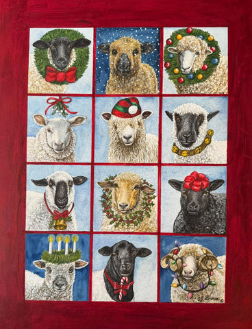 CJ Brown “Wishing Ewe” Christmas Cards