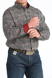 Cinch Men's Navy Paisley Shirt