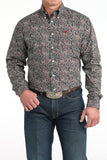 Cinch Men's Navy Paisley Shirt