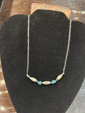 Turquoise Melon Chain Necklace
