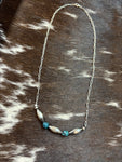 Turquoise Melon Chain Necklace