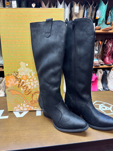 Very G Women's Dangerous Tall Black Boot