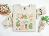 Vintage Easter Collage Cream Sweatshirt