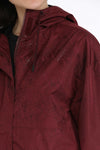 Cinch Womens Burgundy Rain Jacket