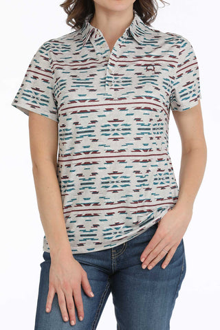 Cinch Womens Aztec Polo