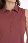 Cinch Burgundy Sleevless Polo