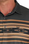 Cinch Men’s Arenaflex Grey Polo