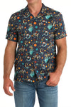 Cinch Men's Bull Moon Camp Shirt