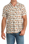 Cinch Men's Dinosaur Camp Shirt