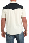 Cinch Men's Cream Retro Camp Shirt