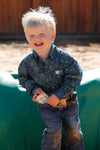 Cinch Infant Blue Paisley Shirt